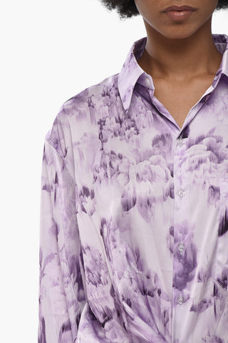 SEASONAL Satin Sahara-Style Chemisier TWIST