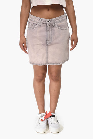 5-Taschen Denim-Minirock