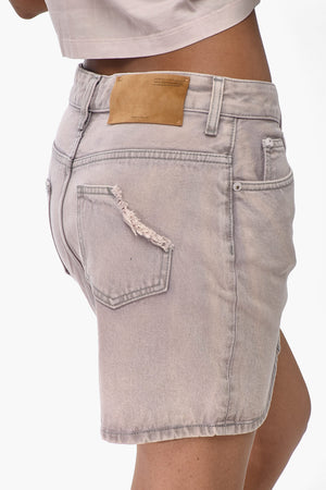 5-Taschen Denim-Minirock
