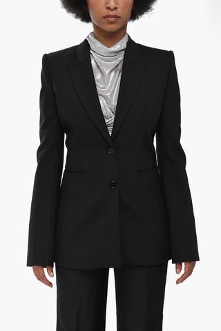 PERMANENT Slim-Fit-Blazer CORPORATE aus Wollmischung