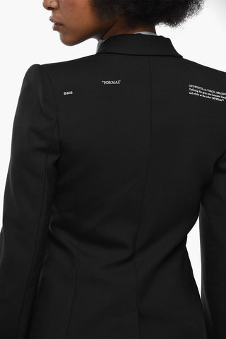 PERMANENT Slim-Fit-Blazer CORPORATE aus Wollmischung