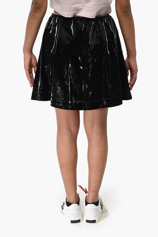 Shorts VELVET in Nylon con Elastico in Vita Logato