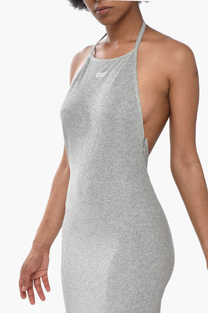 Minikleid aus Lurex mit amerikanischem Ausschnitt