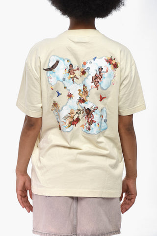 T-Shirt mit Rundhalsausschnitt CLOUD ARROW mit Rückenprint
