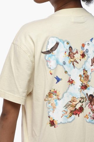 T-Shirt mit Rundhalsausschnitt CLOUD ARROW mit Rückenprint