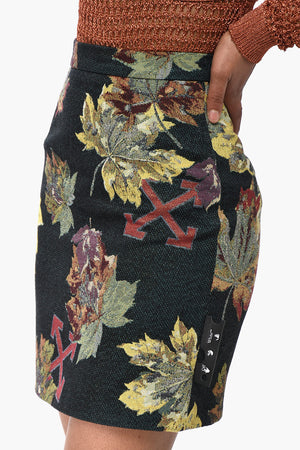 Jacquard-Minirock ARROW CROSS