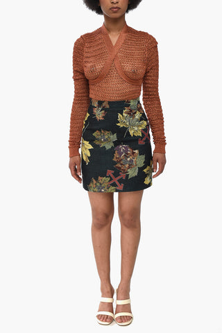 Jacquard-Minirock ARROW CROSS