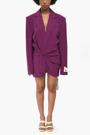 SEASONAL Blazerkleid TWIST aus Schurwollmischung