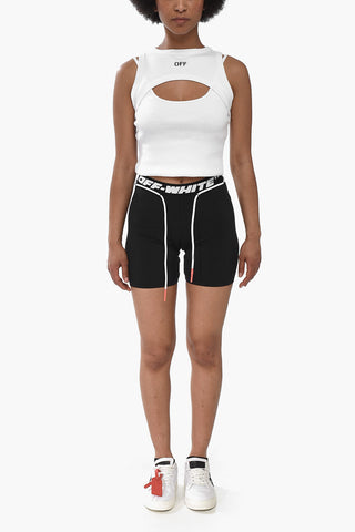ATHLEISURE Technical Fabric Drawstring Shorts