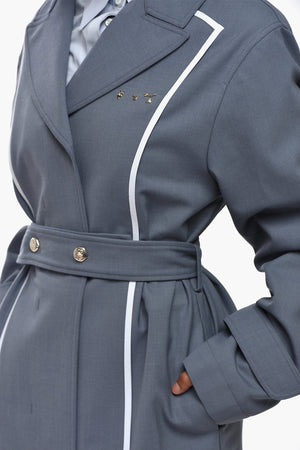 Cappotto FORMAL con Dettagli a Contrasto