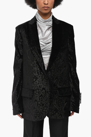 FORMAL Blazer TOMBOY aus damaskiertem Velours