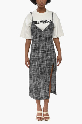 Midikleid FREE WINONA aus Doppelstoff