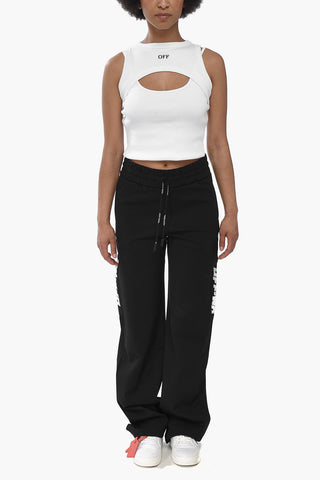 ATHLEISURE Trackhose mit Logobändern an den Seiten
