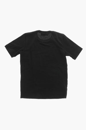 Rundhals-T-Shirt Aus Baumwolle Mit Print
