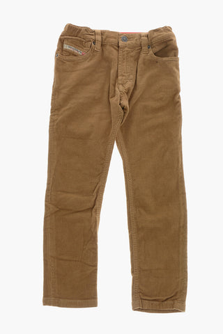 Pantaloni 5 Tasche In Corduroy