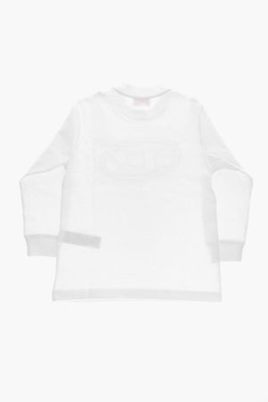 Langarm-T-Shirt mit geprägtem Logo