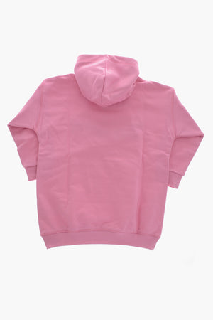 Sweatkleid mit Front-Logo-Print und Kapuze