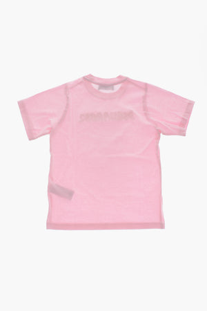 Rundhals-T-Shirt Aus Baumwolle Mit Besticktem Logo