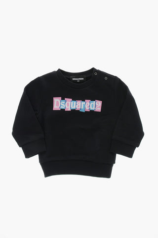 Sweatshirt aus Baumwolle mit Logodruck