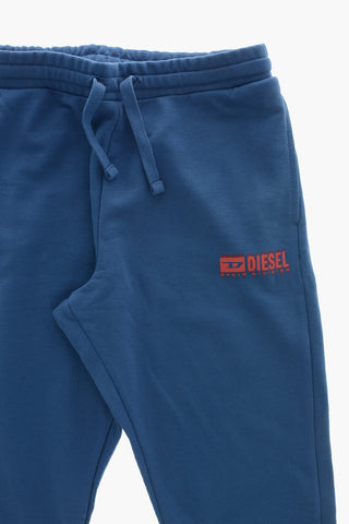 Joggers In Cotone Garzato Con Dettaglio Logo