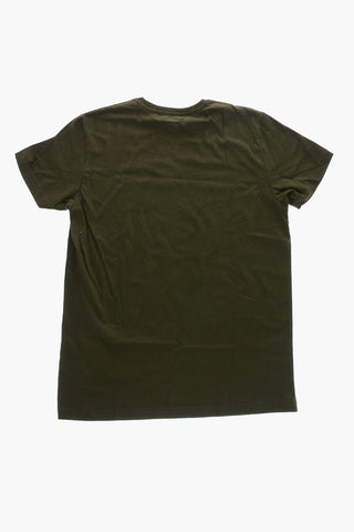 T-shirt Girocollo in Cotone con Monogram a Contrasto