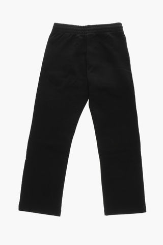 Cotton Joggers With Side Logo