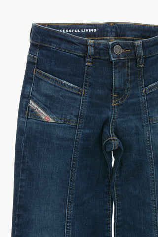Stretch Denim Bootcut Jeans