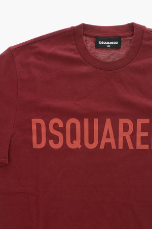 Unifarbenes Rundhalsshirt RELAX mit aufgedrucktem Logo
