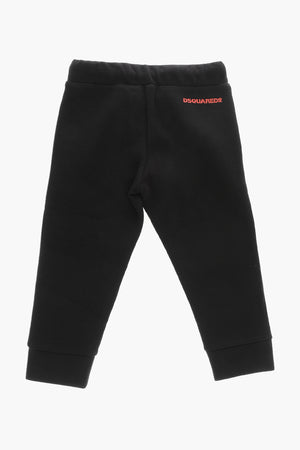 Solid-Color Joggers with Embossed Logo