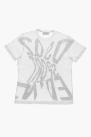 SPORT EDTN X T-Shirt Girocollo in Tinta Unita con Stampa a Contrasto