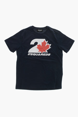 Crewneck T-Shirt with Front Print