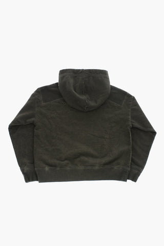 Vintage-Effect Brushed Cotton Hoodie