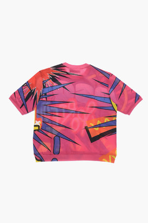 Rundhals-T-Shirt Mit RELAX-Print