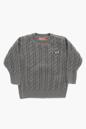 Gestrickter Baumwollpullover