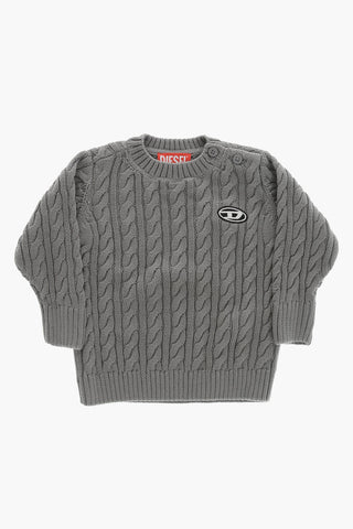 Gestrickter Baumwollpullover
