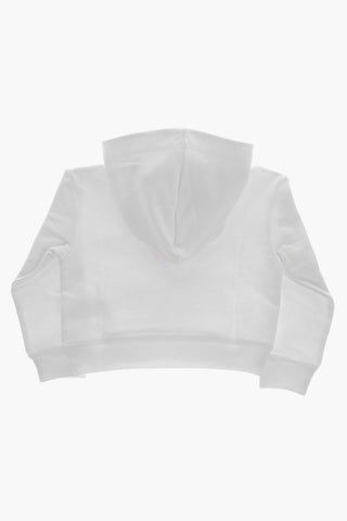 Brushed Cotton Hoodie With Print