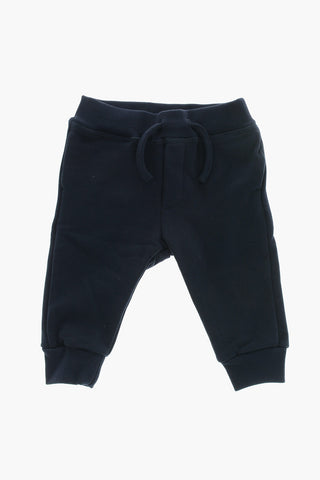 Joggers in Cotone Garzato con Logo Stampato