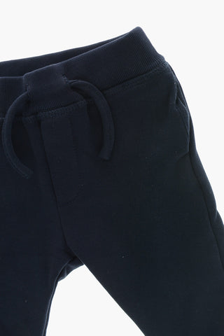 Joggers in Cotone Garzato con Logo Stampato