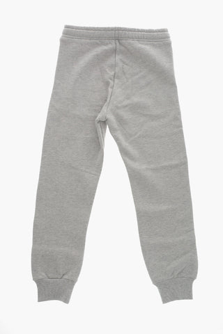 Brushed Cotton Joggers with Elastic Waistband