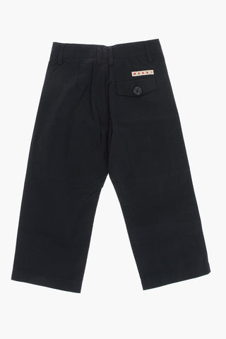 Cargo-Hose aus Baumwolle mit Ton-in-Ton-Knöpfen