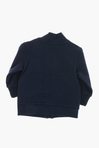 Felpa Full-Zip in Cotone Garzato