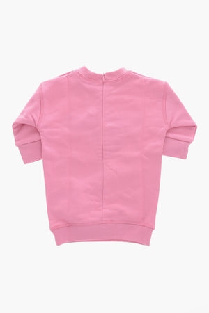 Sweatkleid mit langen Ärmeln und aufgedrucktem Logo