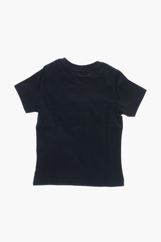 Cotton-Jersey Crewneck T-Shirt With Printed Monogram