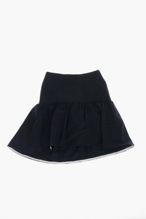Pleated Flared Skirt