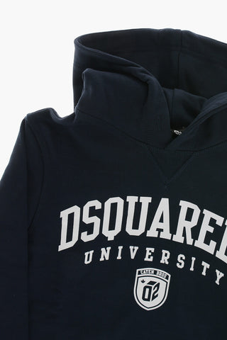 Brushed Cotton Hoodie RELAX with Printed Logo