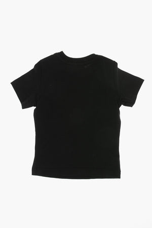 Einfarbiges T-Shirt Mit Rundhalsausschnitt Und Bedrucktem Logo