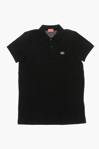 Short-Sleeve Polo Shirt with Logo Detail
