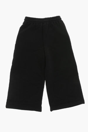 Flared Joggers with Metallic-Effect Patch Pockets
