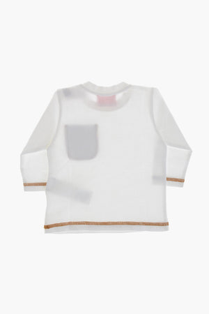 T-shirt Con Taschino In Denim