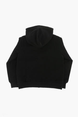 ICON Einfarbiges Full-Zip-Sweatshirt aus angerauter Baumwolle